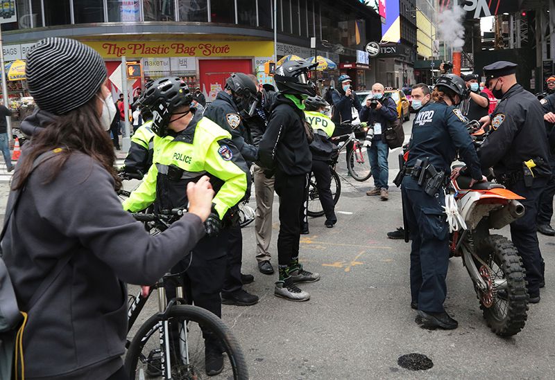 Trump Rally and Protest : Times Square : New York :  Events : Photo Projects :  Richard Moore Photography : Photographer : 